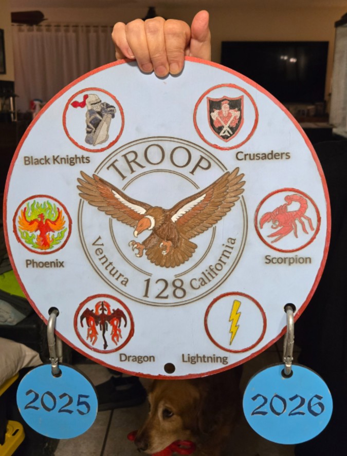 Troop 128 Totem At Camp Oljato